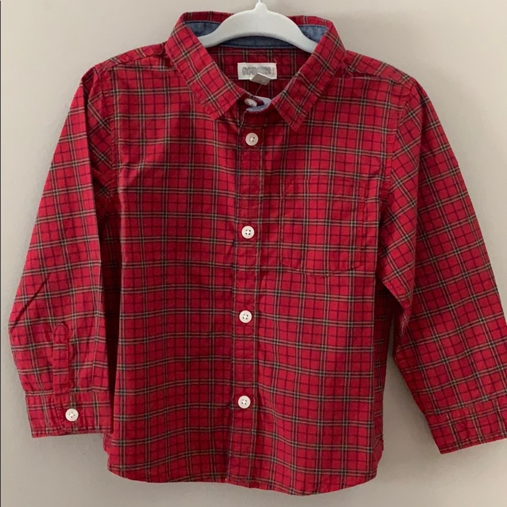 Baby Boy Plaid Button Down